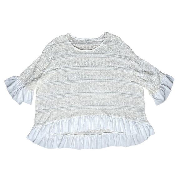 UMGEE Ruffle Sleeve Boho Ruffle Blouse - Picture 2 of 8